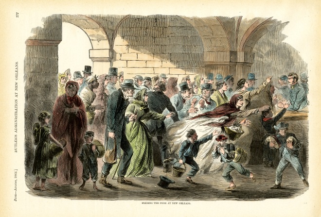 Feeding the Poor of New Orleans (Image from Harper's Weekly, courtesy Stan Prager)